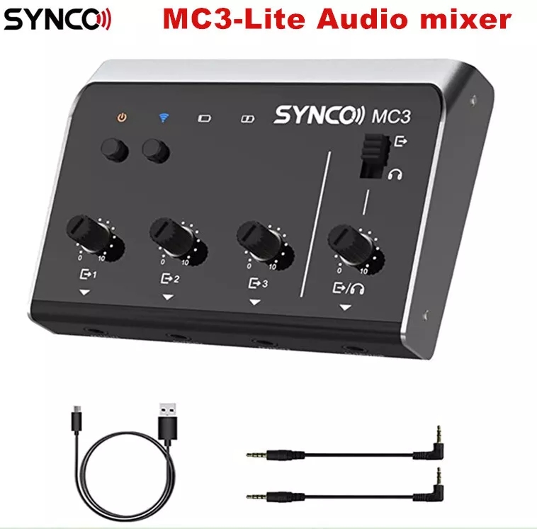 Photography Videos Free - Synco MC3 Lite Audio Mixer 4-kanaals