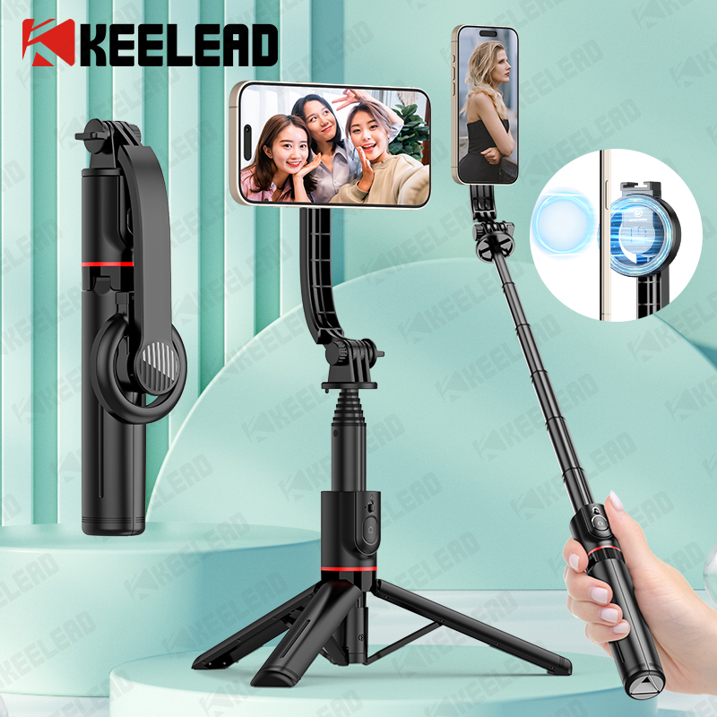 Photography Basics - KEELEAD Magnetische Selfie Stick met Bluetooth