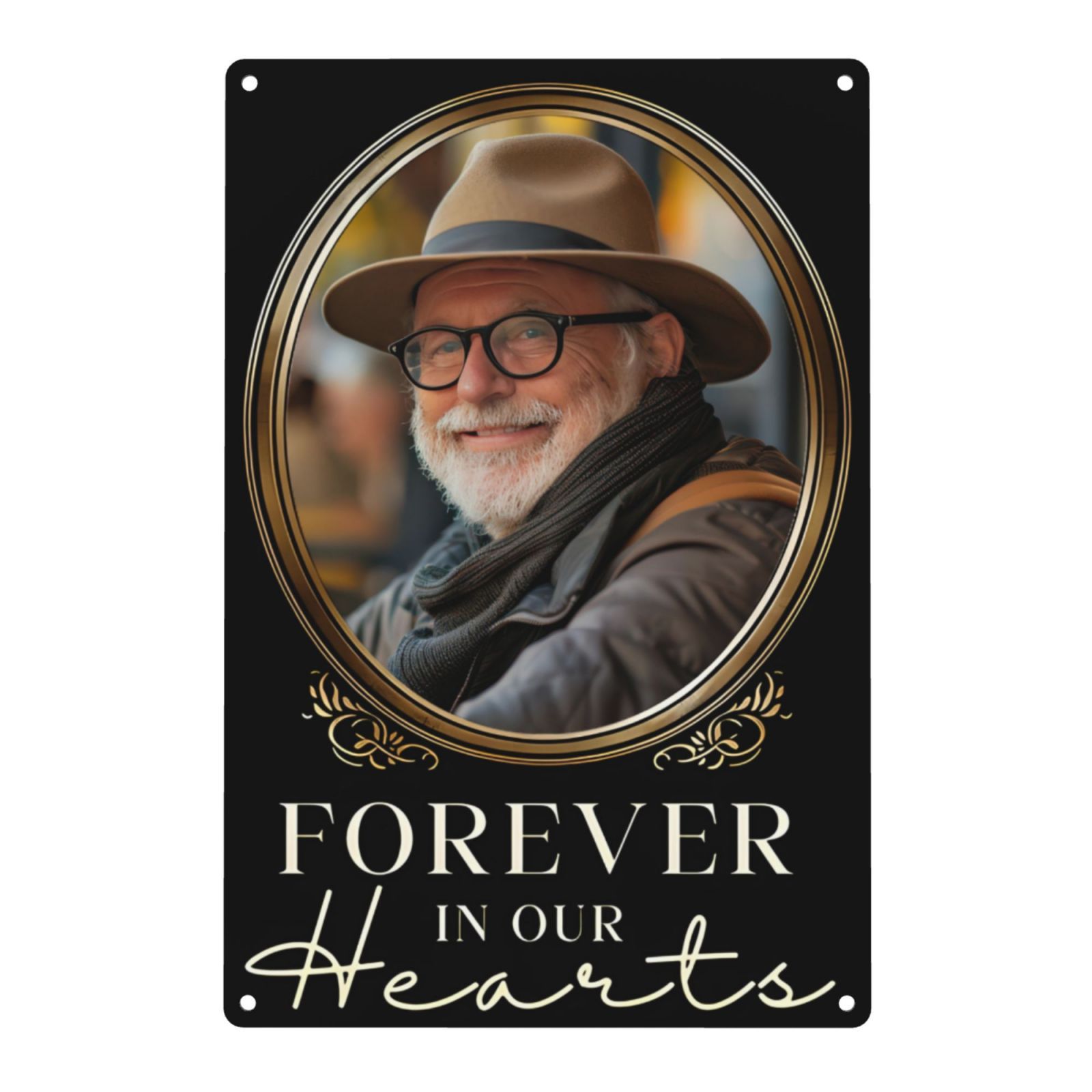 Photographic Memory - Gepersonaliseerd metalen bord met foto, ter
