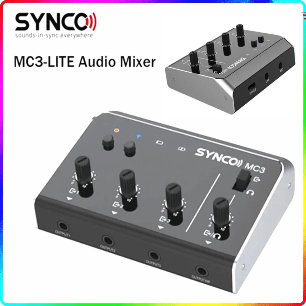 Synco MC3 Lite Audio Mixer 4-k - Photography Videos Free recensie en prijs