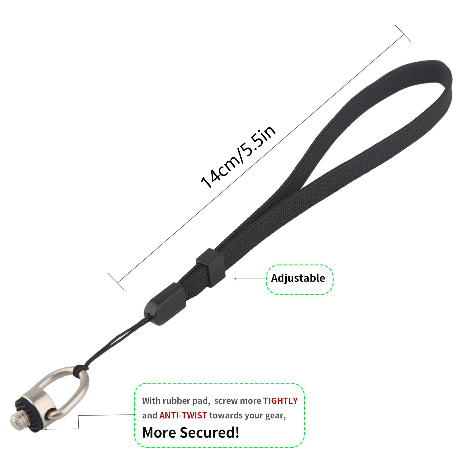 1/2PCS Camera Polsband met 1/4 - Camera Wrist Strap recensie en prijs